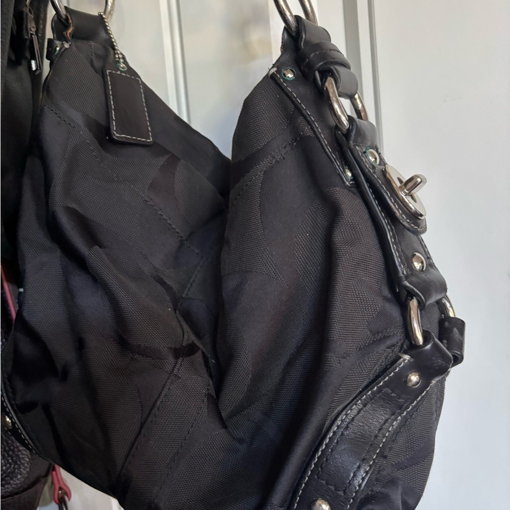 Coach Black Hobo Bag